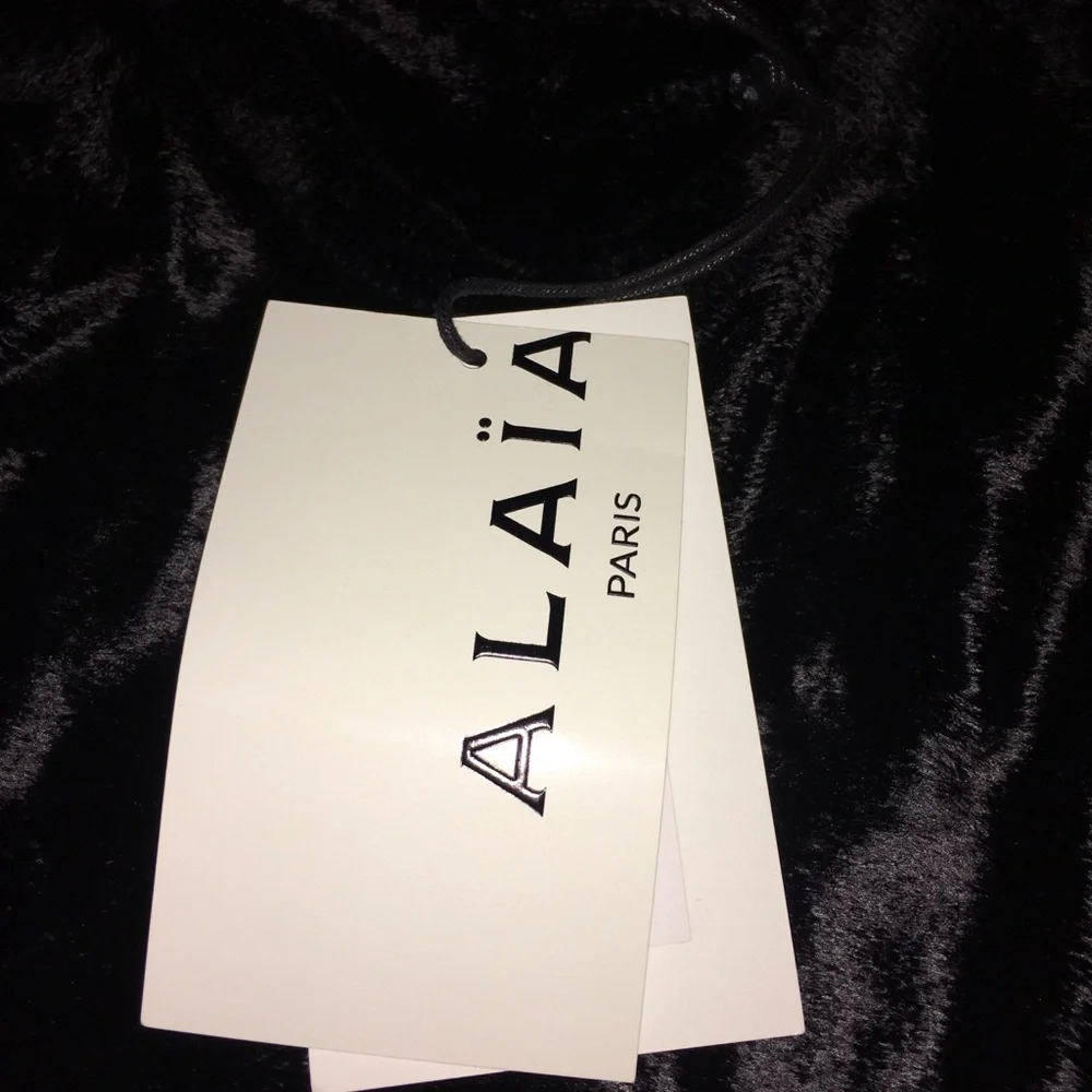 Alaïa Black Velvet hooded Dress FR 40 Runway Great deal Hooded asymmetric gown - Picture 4 of 12